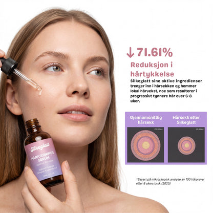 Silkeglatt Hårfjerningsserum